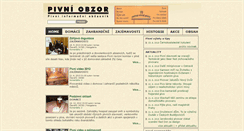Desktop Screenshot of pivniobzor.cz